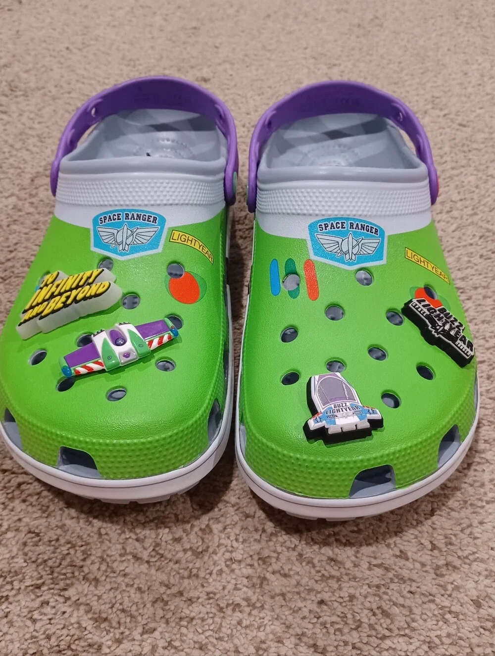 Crocs Buzz Lightyear Classic Clogs Mens Size 12